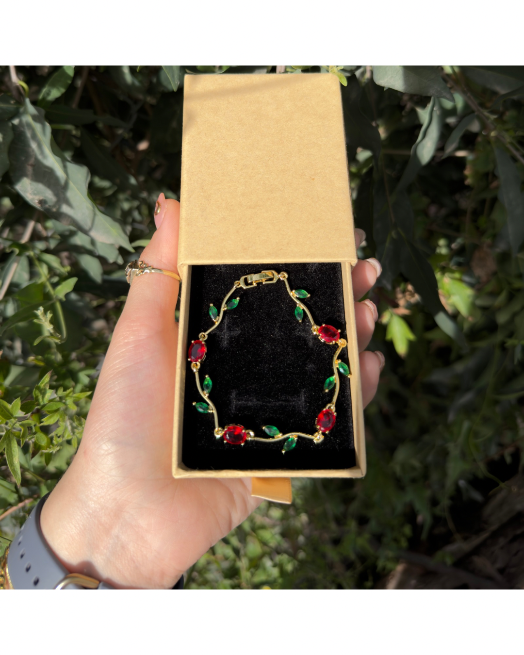 Pulsera tulipán roja ✨