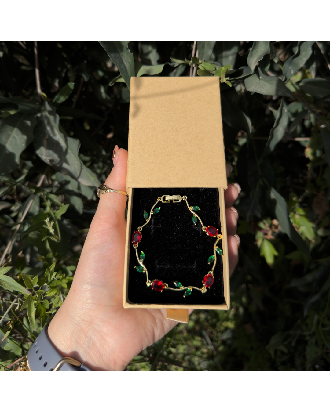Pulsera tulipán roja ✨