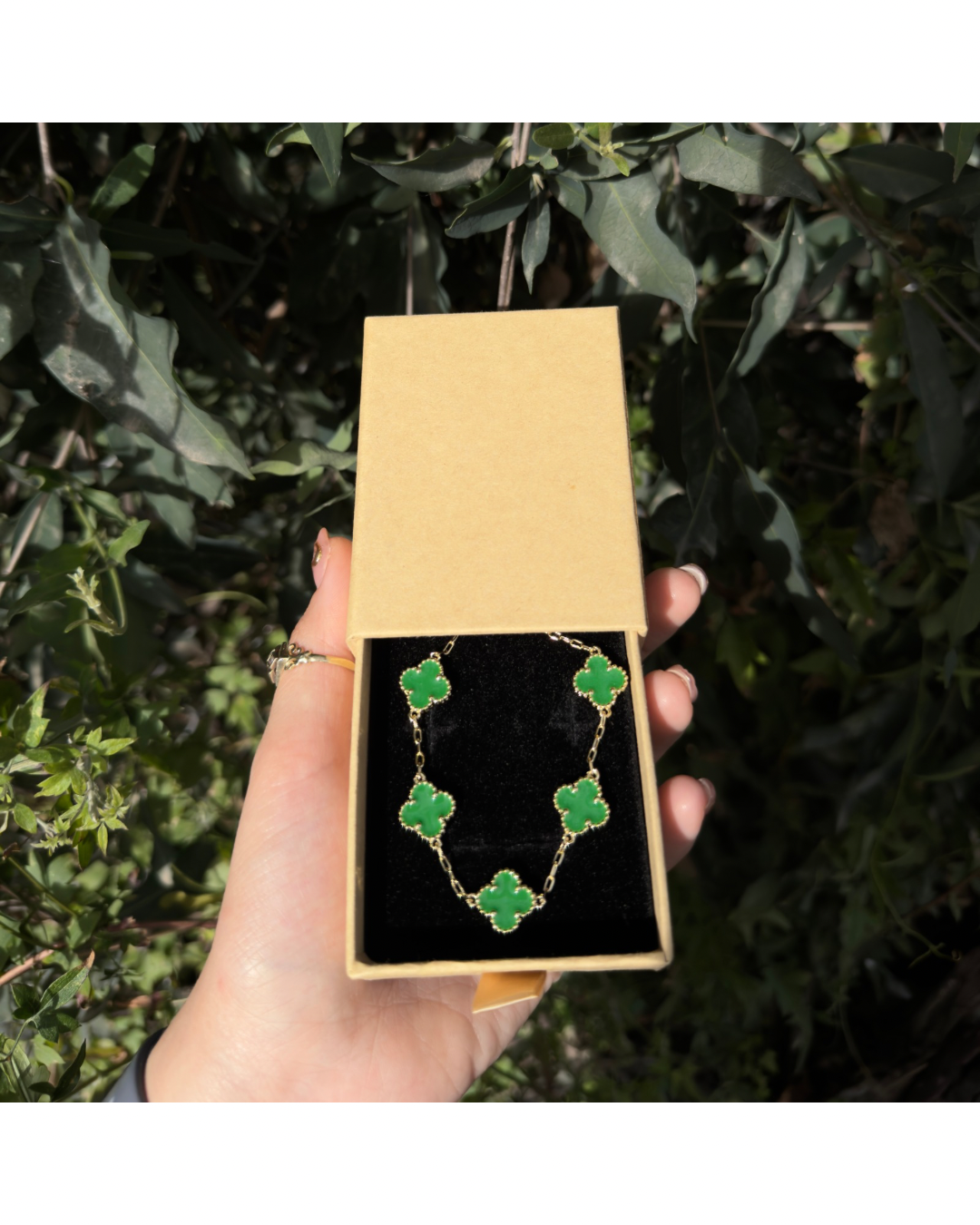 Pulsera Van Cleef verde ✨