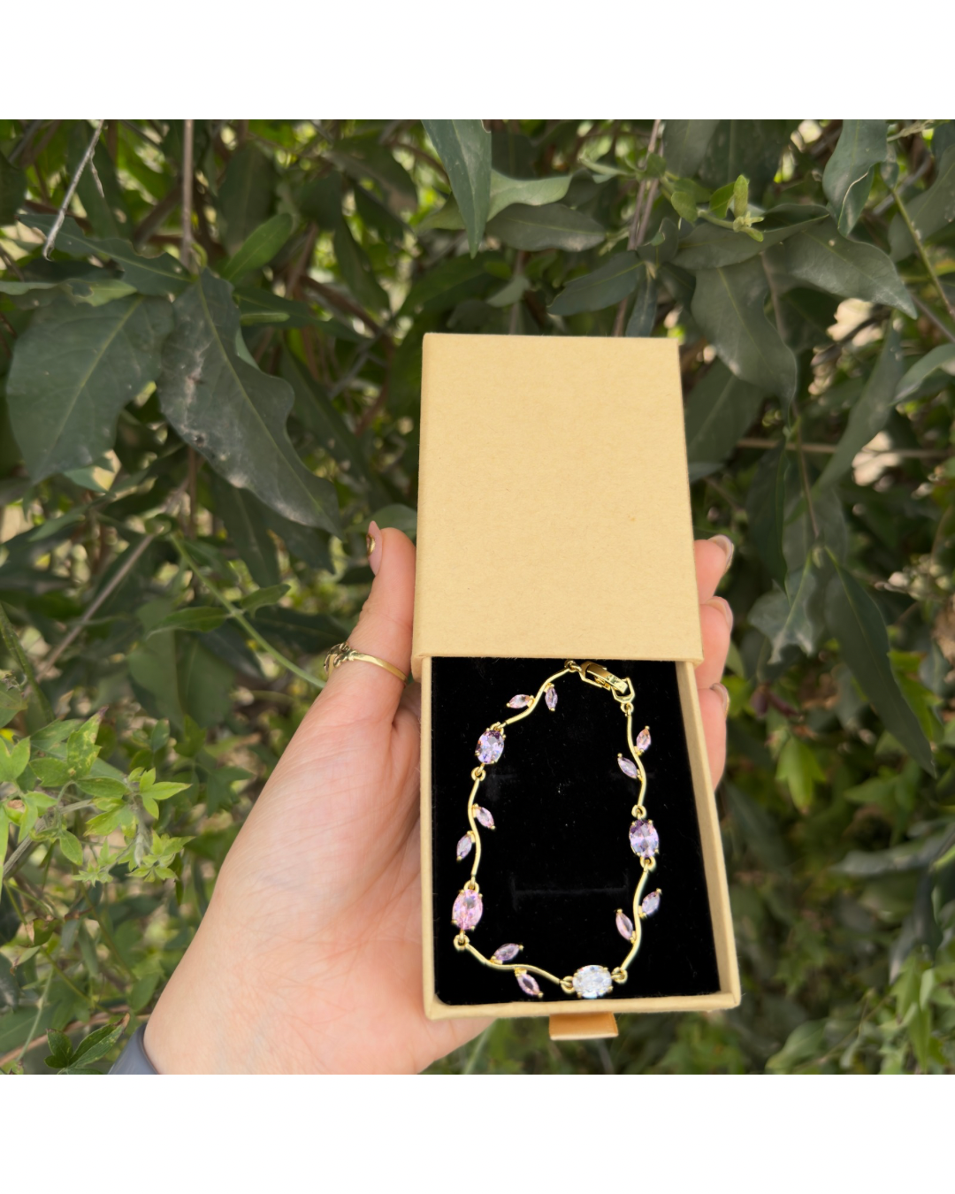 Pulsera tulipán rosa ✨