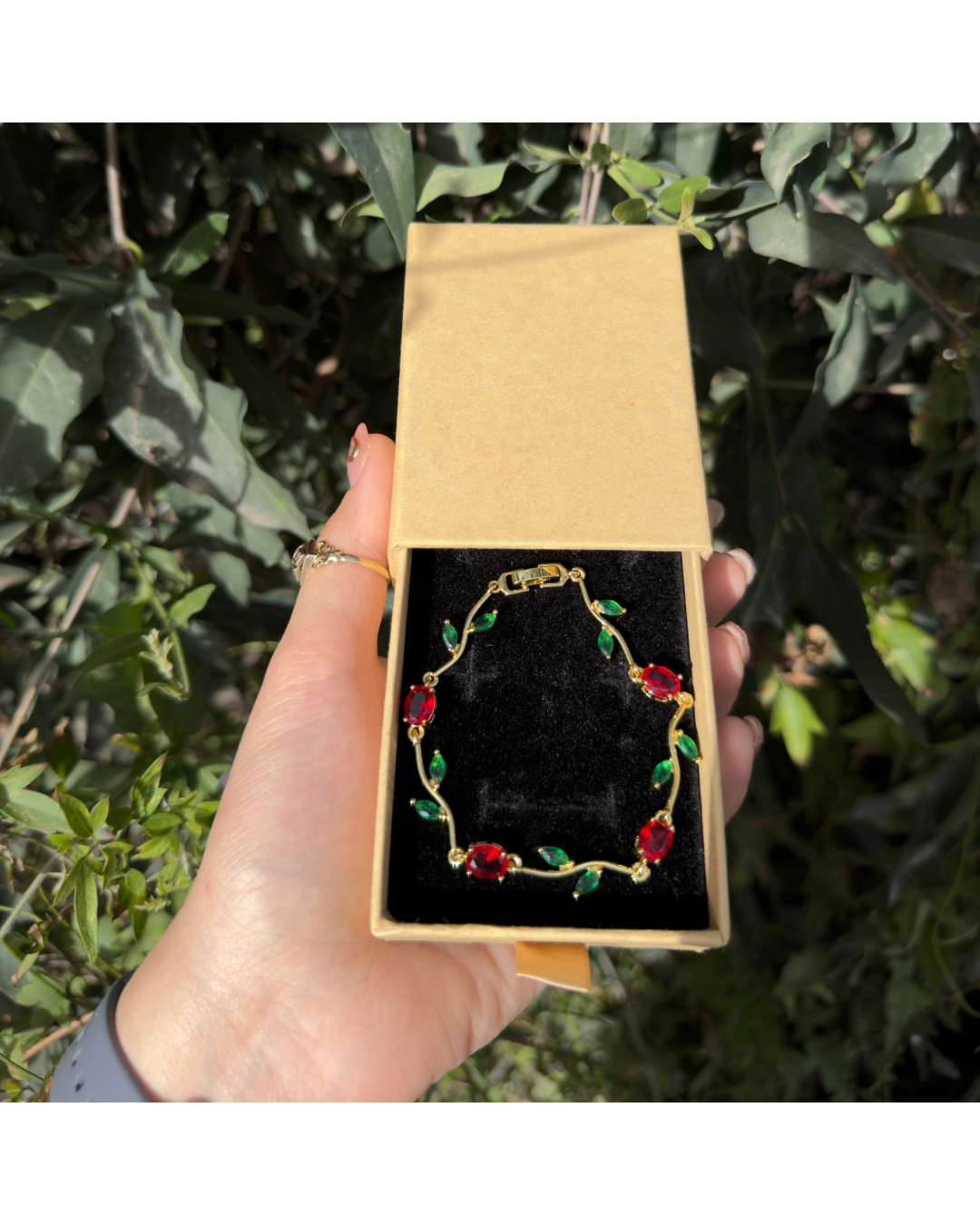 Pulsera tulipán roja ✨