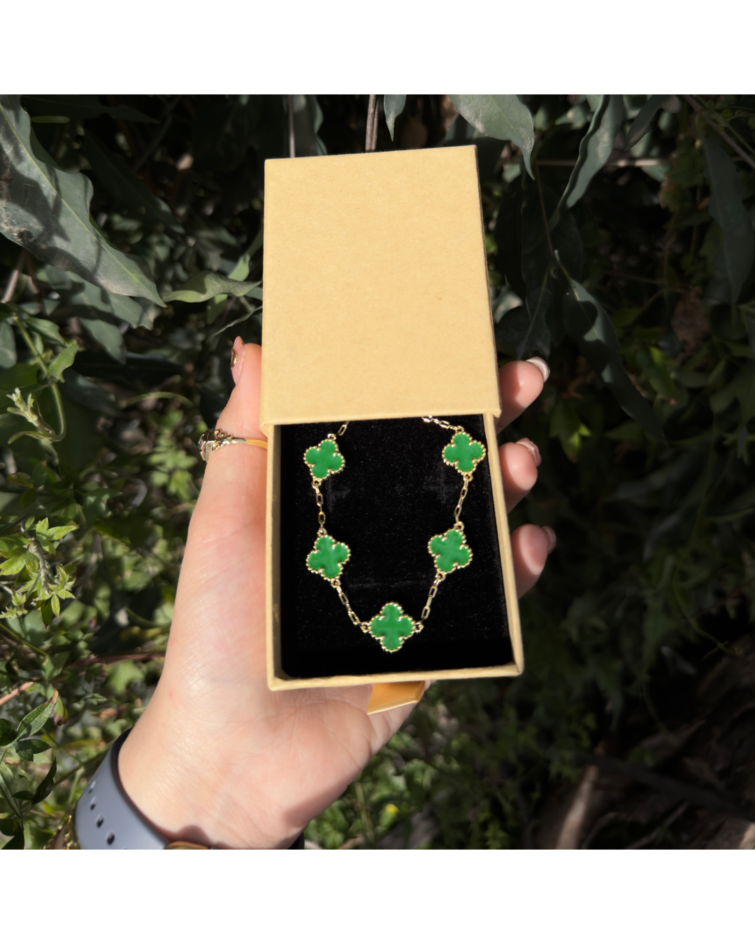 Pulsera Van Cleef verde ✨