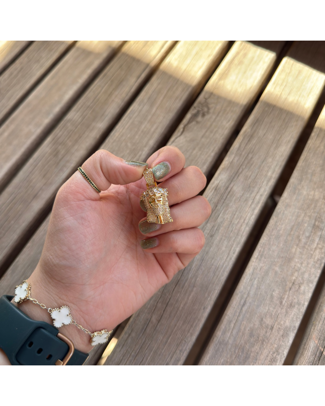 Dije Cristo zirconia✨